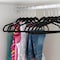 Simplify Kids Velvet Hangers with Race Car Icon in Black, 25PK 3224-BLACK - alternate 2